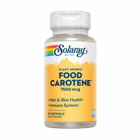 Solaray, Food Carotene, 75,000 Mcg, 50 Softgels
