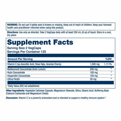 Solaray, Super Bio Vitamin C, 250 Caps