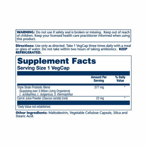Solaray, Acidophilus, 3 Billion, 120 Caps