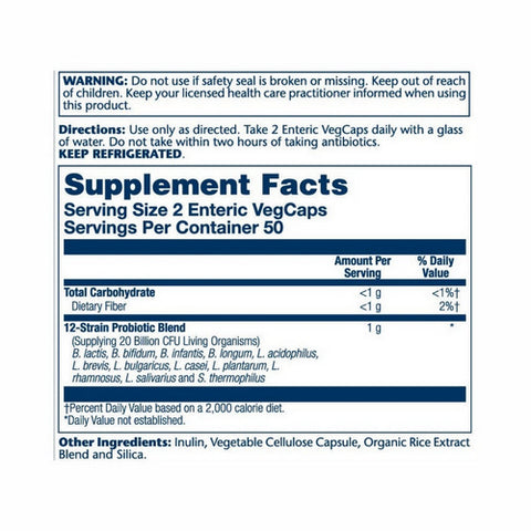 Solaray, Multidophilus 12, 100 Caps
