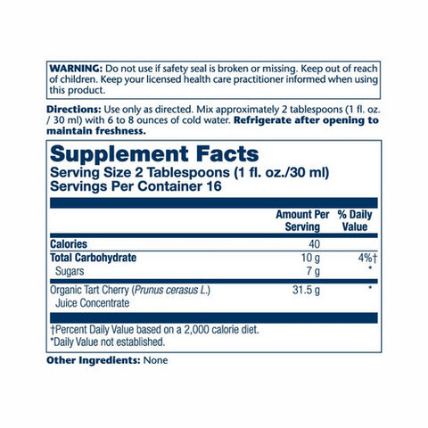 Solaray, Organic Tart Cherry, 16 oz