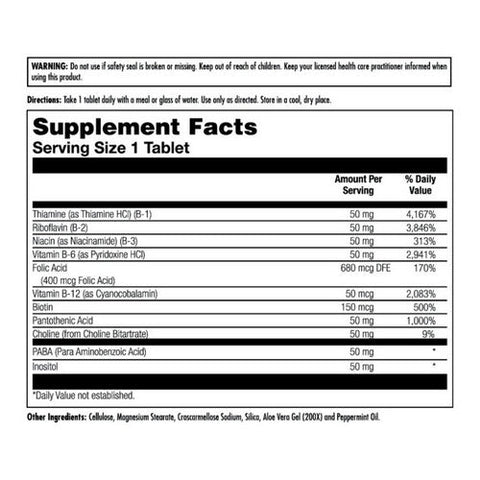 Kal, B-50 Complex, 50 Tabs