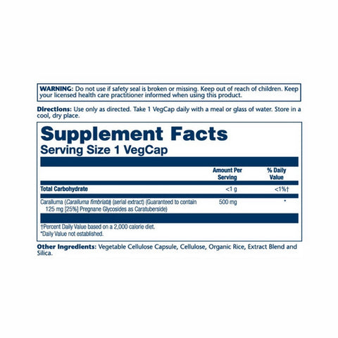 Solaray, Caralluma, 500 mg, 30 Caps