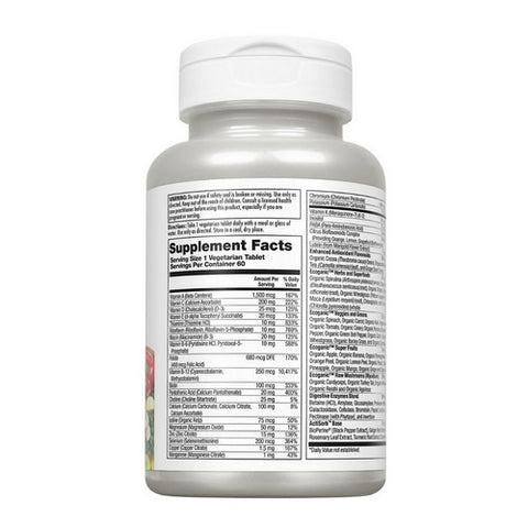 Kal, Enhanced Energy, Iron Free, 60 Tabs