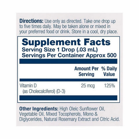 Solaray, Liquid D-3, 0.5 oz