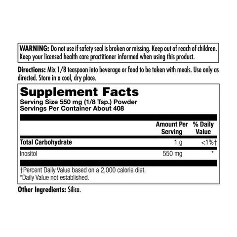 Kal, Inositol Powder, 550 mg, 4 oz