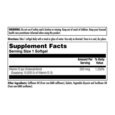 Kal, Ultra D-3, 10,000 IU, 90 Softgels