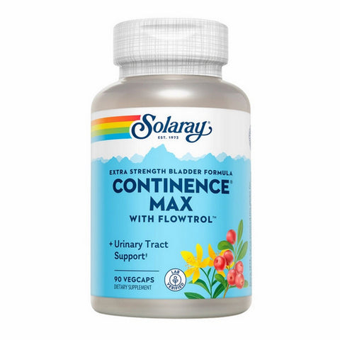 Solaray, Continence Max with Flowtrol, 90 Caps