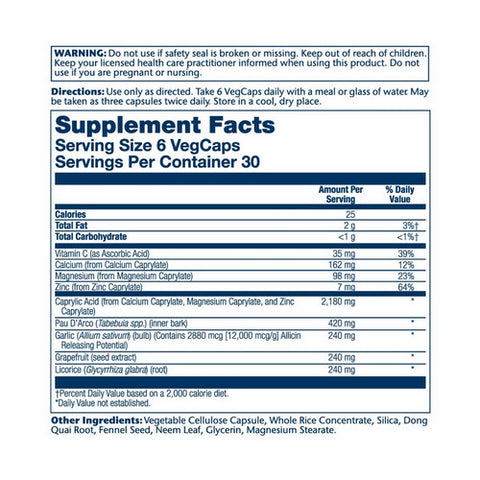 Solaray, Yeast-Cleanse, 180 Caps