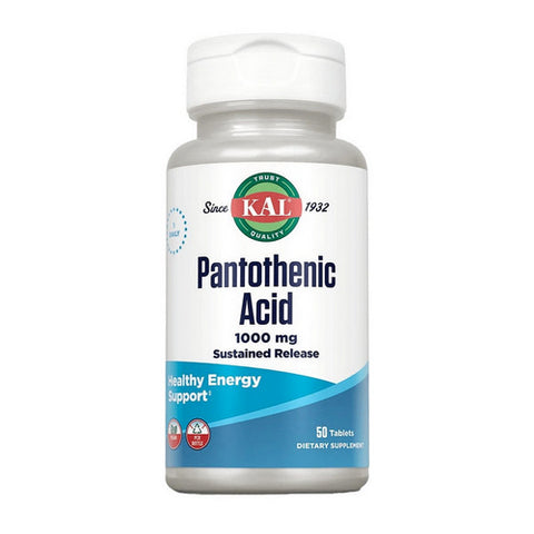 Kal, Pantothenic Acid, 1,000 mg, 50 Tabs