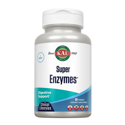 Kal, Super Enzymes, 60 Tabs