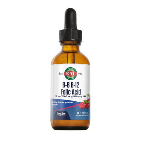 Kal, B-6, B-12, Folic Acid Drop Ins, 2 oz