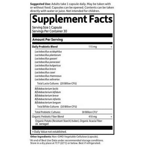 Garden of Life, Dr. Formulated Probiotics Once Daily, 30 Caps