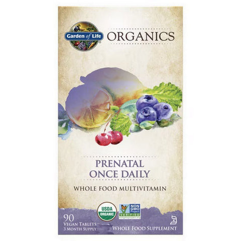 Garden of Life, Prenatal Once Daily, 90 Tabs