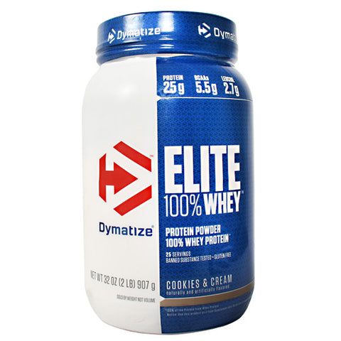 Dymatize, Elite Whey Protein, Cookies & Cream 2lbs
