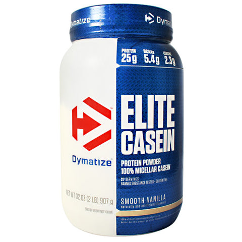 Dymatize, Elite Casein, Vanilla 2 lbs