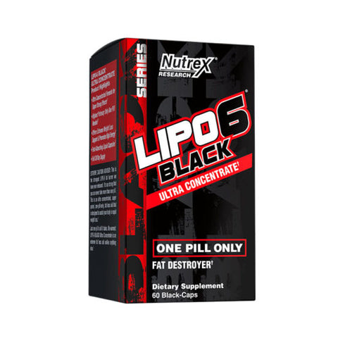 Nutrex Research, Lipo-6 Black Ultra Concentrate, 60 Caps