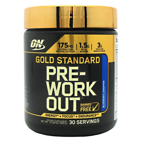 Optimum Nutrition, PRE-WORKOUT, Blue Lemonade 30 serving / 10.58 oz