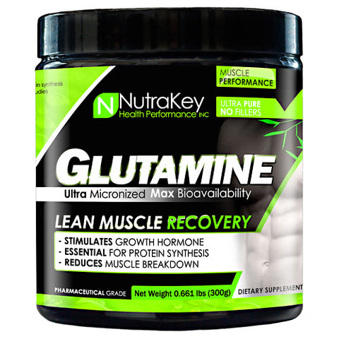 Nutrakey, L-GLUTAMINE, 300 grams