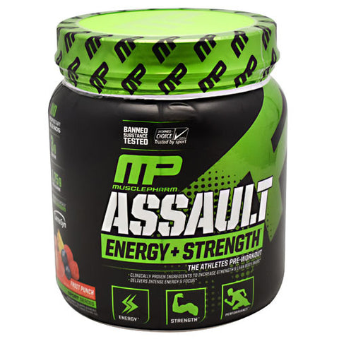 Muscle Pharm, Assault Sport, Blue Razz 30/S