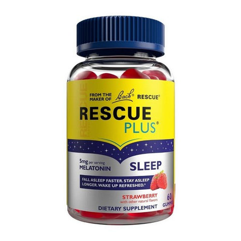 Bach, Rescue Plus Sleep Melatonin, 60 Gummies