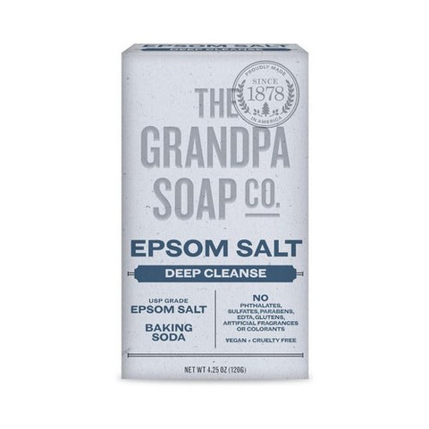 Grandpa's Brands Company, Bar Soap, Epsom Salt 4.25 oz