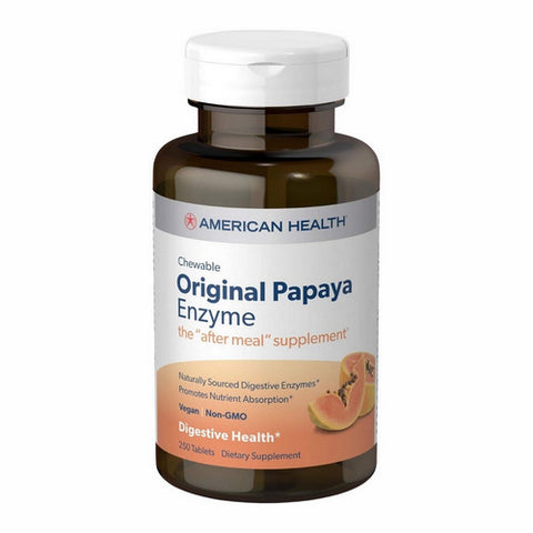 American Health, Original Papaya Enzyme, 250 Tabs