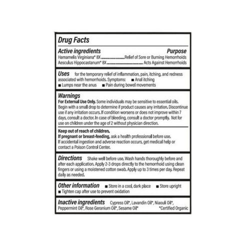 Forces of Nature, Hemorrhoid Control Extra Strength, 5 ml