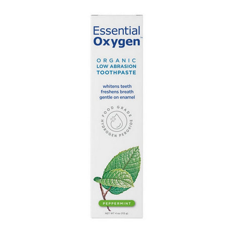 Essential Oxygen, BR Organic Toothpaste Peppermint, 4 Oz