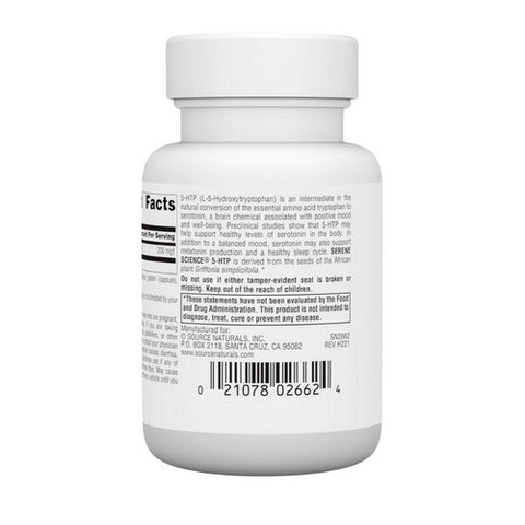 Source Naturals, 5-HTP, 200 mg, 30 Caps