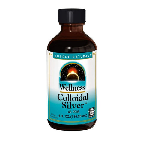 Source Naturals, Wellness Colloidal Silver, 45 PPM, 4 Oz