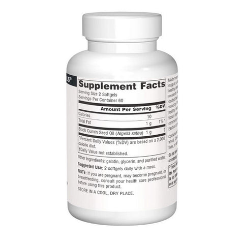 Source Naturals, Black Cumin Seed, 500 mg, 120 Softgels