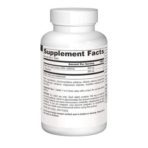 Source Naturals, Caffeine+ L-Theanine, 60 Tabs