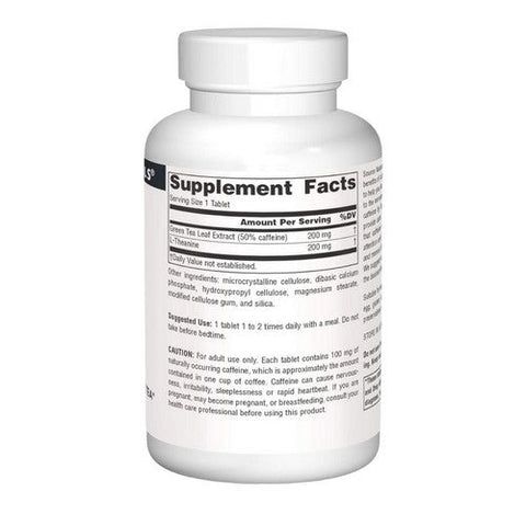 Source Naturals, Caffeine+ L-Theanine, 120 Tabs