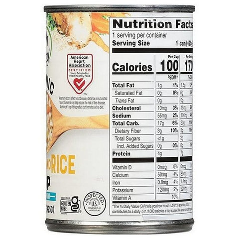 Health Valley, Organic Soup Chicken Rice, 15 Oz