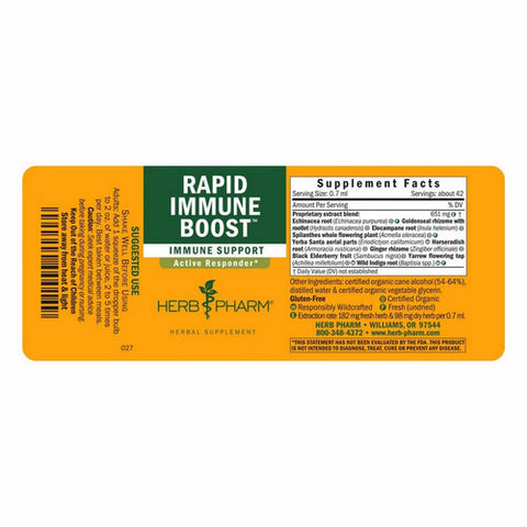 Herb Pharm, Rapid Immune Boost, 2 Oz