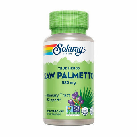 Solaray, True Herbs Saw Palmetto, 580 mg, 100 Caps