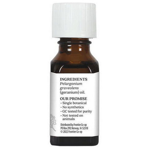 Aura Cacia, 100% Pure Essential Oil Geranium, (pelargonium graveolens) 0.5 Fl Oz