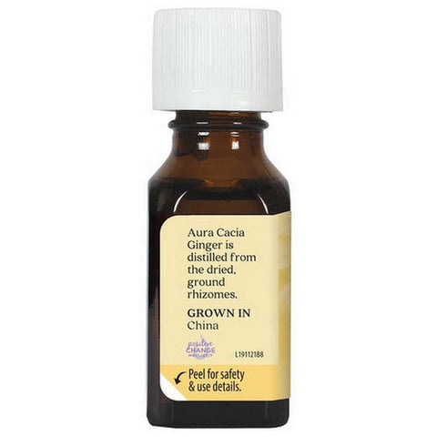 Aura Cacia, Essential Oil Ginger, (zingiber officinale) 0.5 Fl Oz