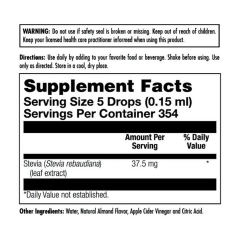 Kal, Pure Stevia Extract, Almond 1.8 Oz