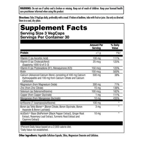 Kal, Bone Defense, 90 Veg Caps
