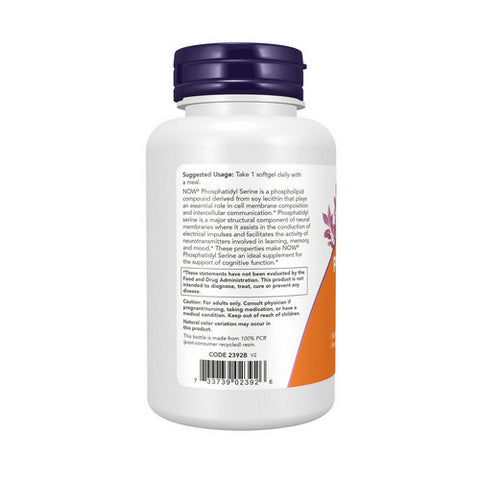 Now Foods, Phosphatidyl Serine, 300 mg, 50 Softgels