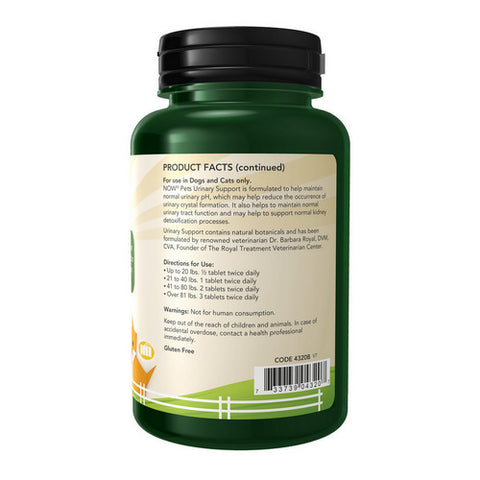 Now Foods, Pets Urinary Support, 90 Tabs