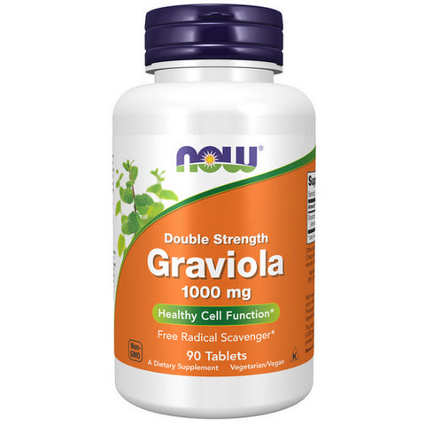 Now Foods, Graviola, 1000 mg, 90 Tabs