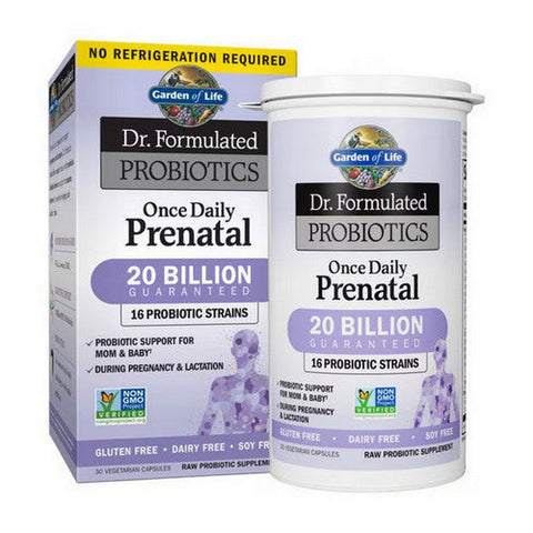 Garden of Life, Dr. Formulated Probiotics Once Daily Prenatal, 20 Billion, 30 Caps Garden of Life