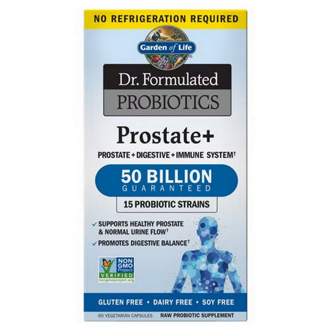 Garden of Life, Dr. Formulated Probiotics Prostate Plus, 60 Caps
