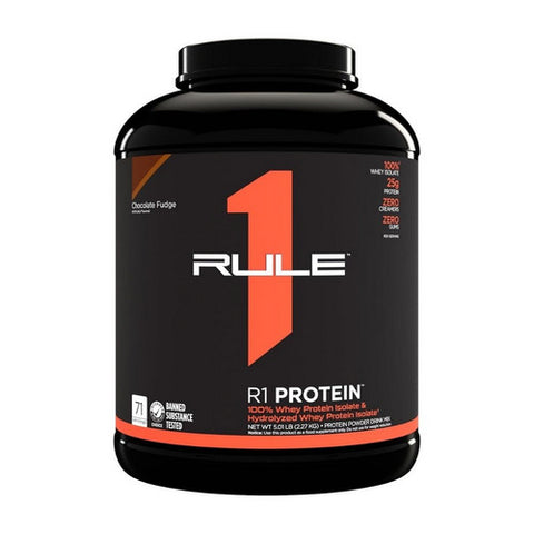 Rule 1, R1 Protein Isolate, Chocolate Fudge 5.03lbs