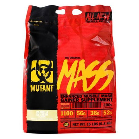 Mutant, Muscle Mass Gainer, Vanilla Cream Ice 15 lbs