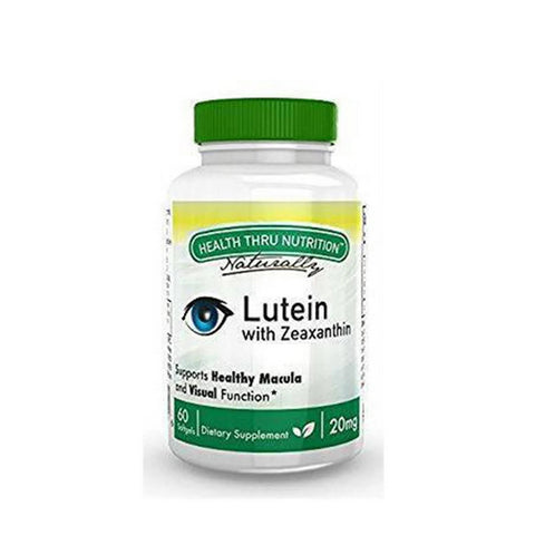 Health Thru Nutrition, Lutein, 20 mg, 60 Softgel