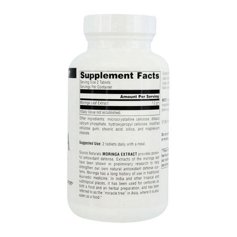 Source Naturals, Moringa Extract, 600 mg, 120 Tabs